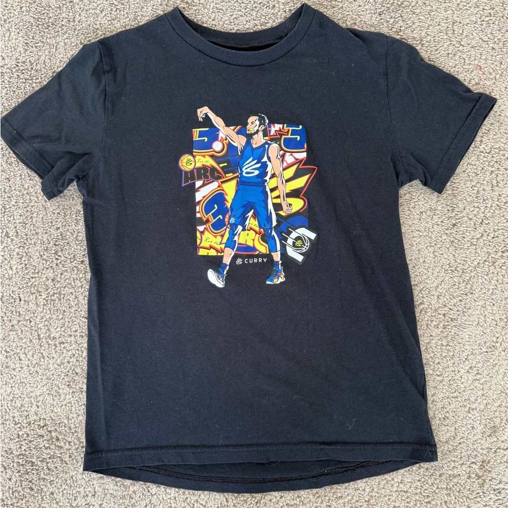Under Armour Steph Curry tshirt, youth medium